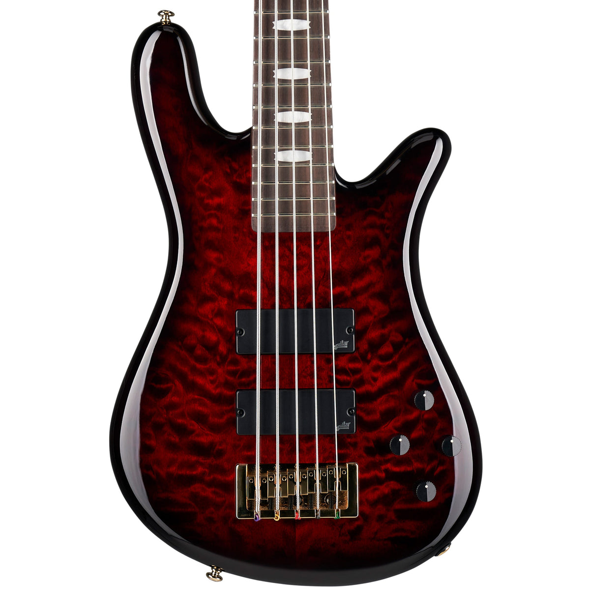 Spector Icon NS-5 Bolt-on Electric Bass - Black Cherry Gloss w/ Gig Bag