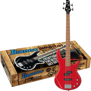 Ibanez IJSR190NRD SR 4-String Bass Package, Red