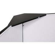 ProX XF-4X3048BMK3 4 Panel DJ Facade Black Panels - 4 Black & 4 White Scrims