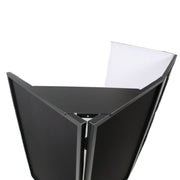 ProX XF-4X3048BMK3 4 Panel DJ Facade Black Panels - 4 Black & 4 White Scrims