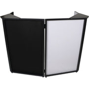 ProX XF-4X3048BMK3 4 Panel DJ Facade Black Panels - 4 Black & 4 White Scrims