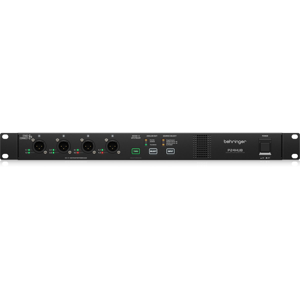 Behringer P24HUB StageConnect Hub with Bus Powering for Personal Monitor Mixers
