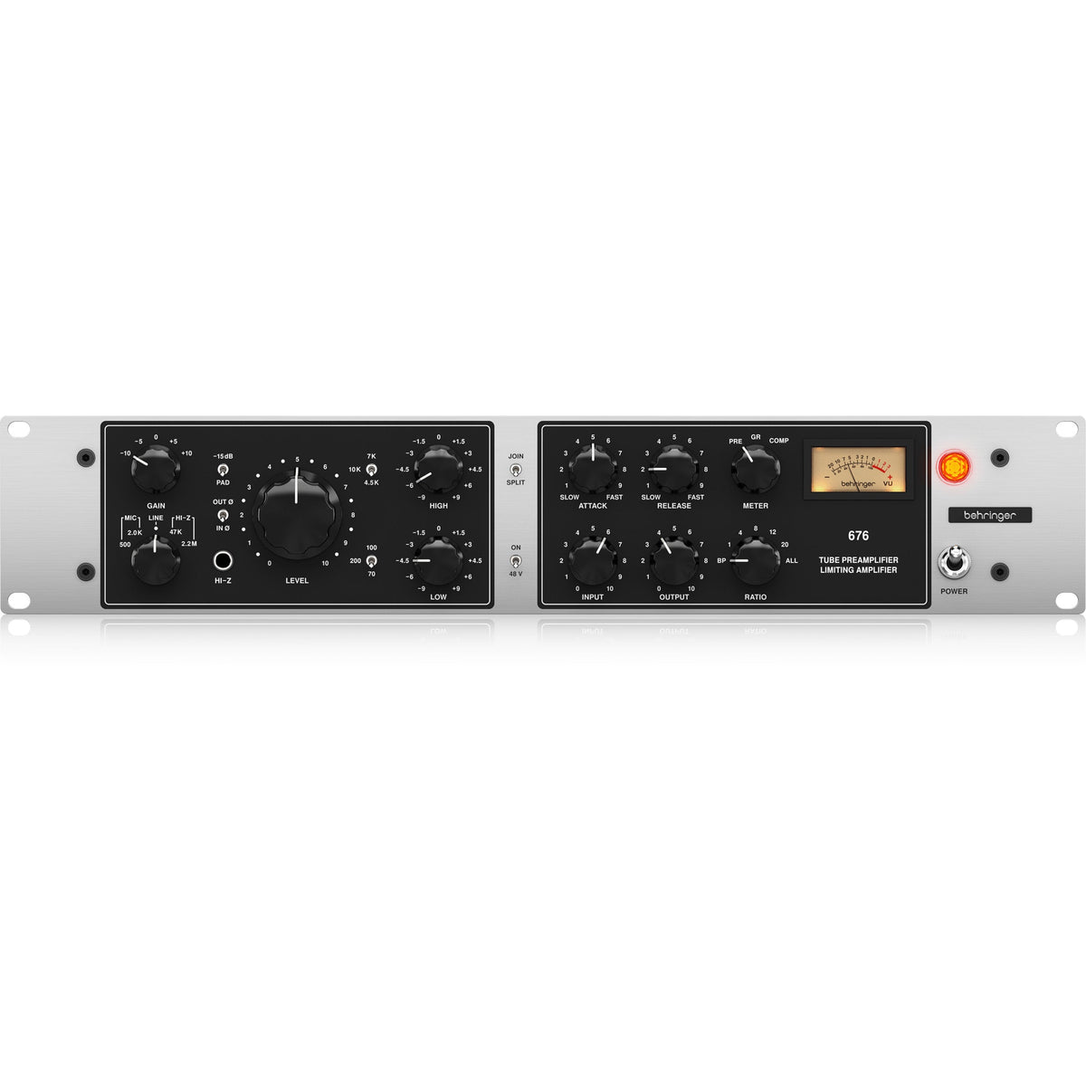 Behringer 676 Classic Vacuum Tube Preamplifier and FET-Style Compressor