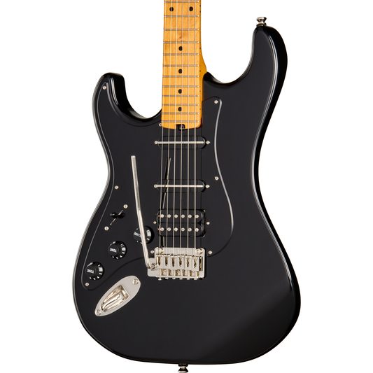Kramer Pacer Deluxe GT Left Handed Electric Guitar - Intruder Black
