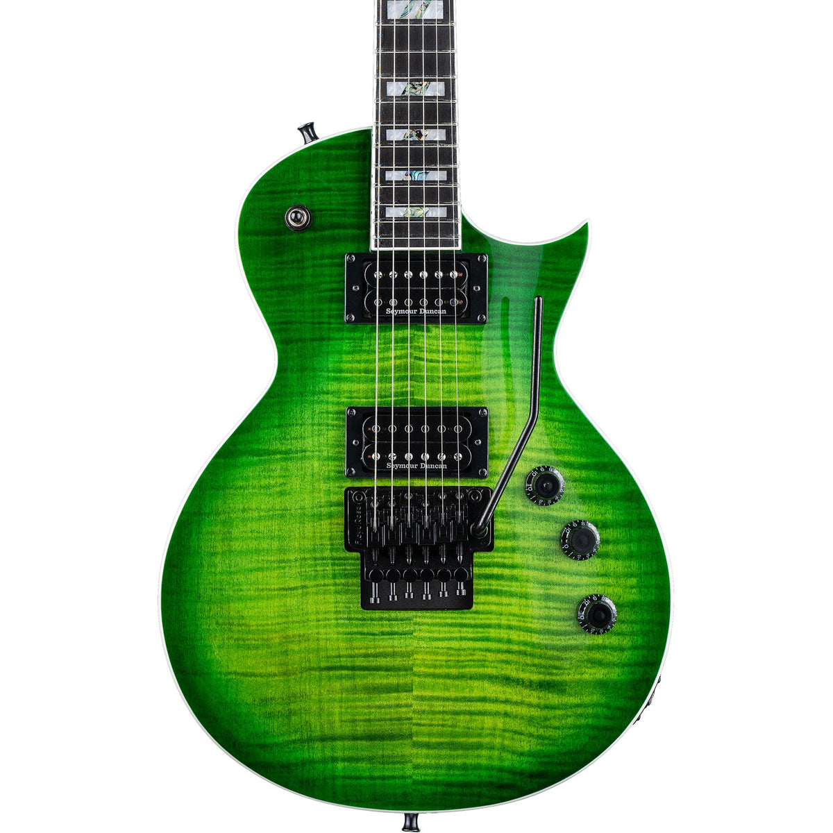 ESP LTD AS-1FR Alex Skolnick Signature Electric Guitar - Lime Burst