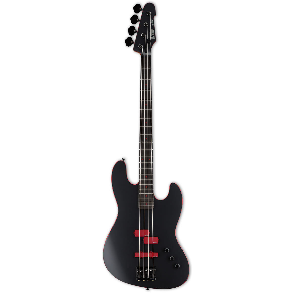 ESP LTD FB-J4 Frank Bello Signature 4 String Electric Bass in Black Satin