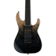 ESP LTD M-1007HT Deluxe M Series 7-String Guitar, Black Fade
