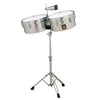 LP Aspire Steel Timbale Set - 13" + 14" w/Cowbell and Stand