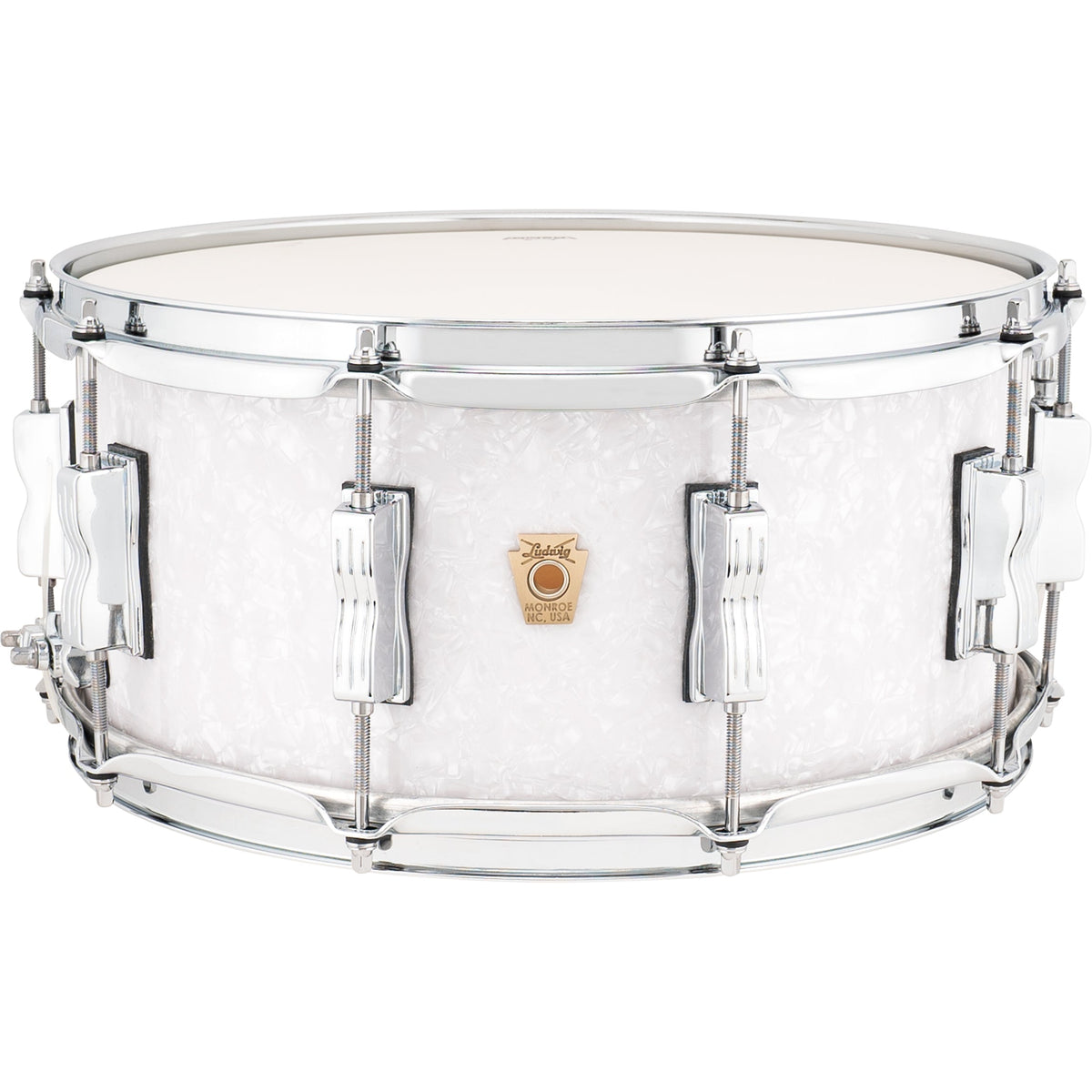 Ludwig Classic Maple 6.5x14 Snare Drum - White Marine Pearl