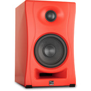 KALI AUDIO LP-UNF-R 4” Ultra Nearfield Powered Monitor System w/Bluetooth - Boundary Compensation EQ Settings - for Mixing, Recording, Audio Production - USB-C, TRS, RCA Inputs Red (Pair)