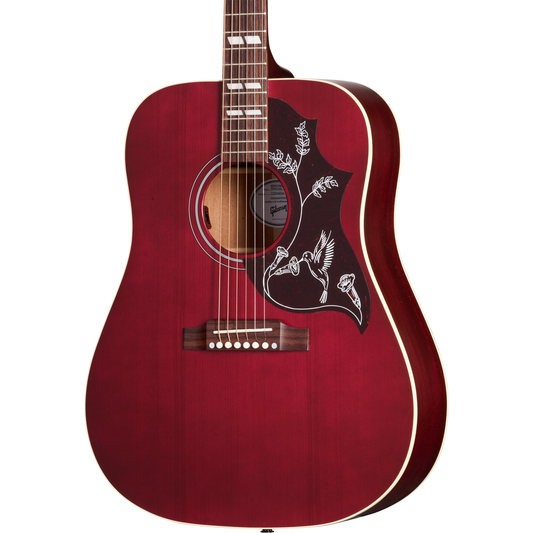 Gibson Hummingbird Special Acoustic Electric Guitar - Satin Wine Red