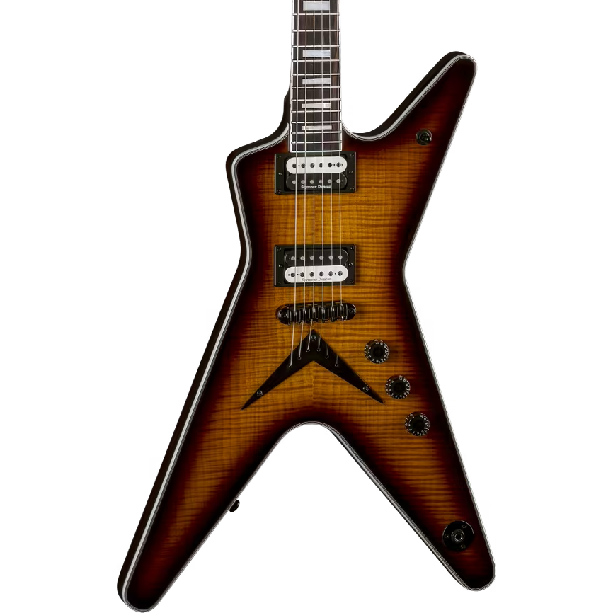 Dean Guitars ML Select Flame Top Electric Guitar - Trans Brazilia