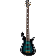 Spector ICON NS-5 Neck Through 5-String Electric Bass - Black and Blue