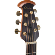 Ovation Celebrity Deluxe Acoustic Electric Guitar - Black Satin