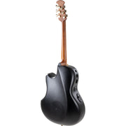 Ovation Celebrity Deluxe Acoustic Electric Guitar - Black Satin