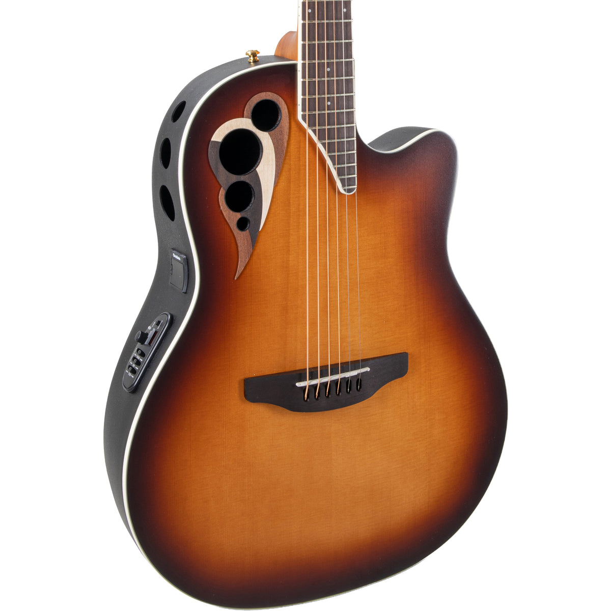 Ovation Celebrity Deluxe Acoustic Electric Guitar - Vintage Suburst Satin