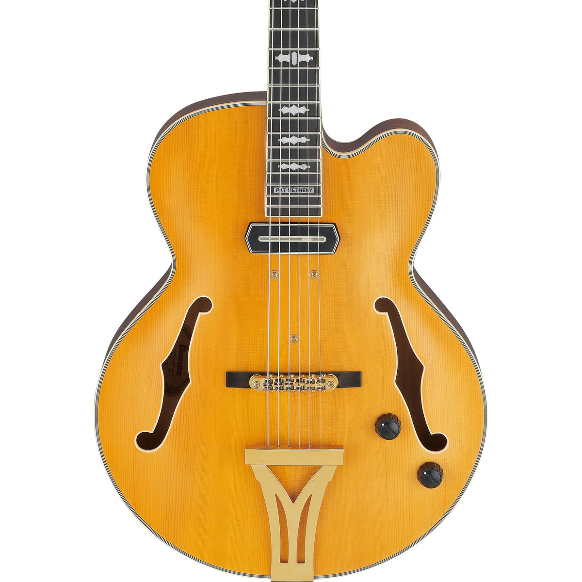 Ibanez PM3C Pat Metheny Signature Electric Guitar - Natural Amber Low Gloss