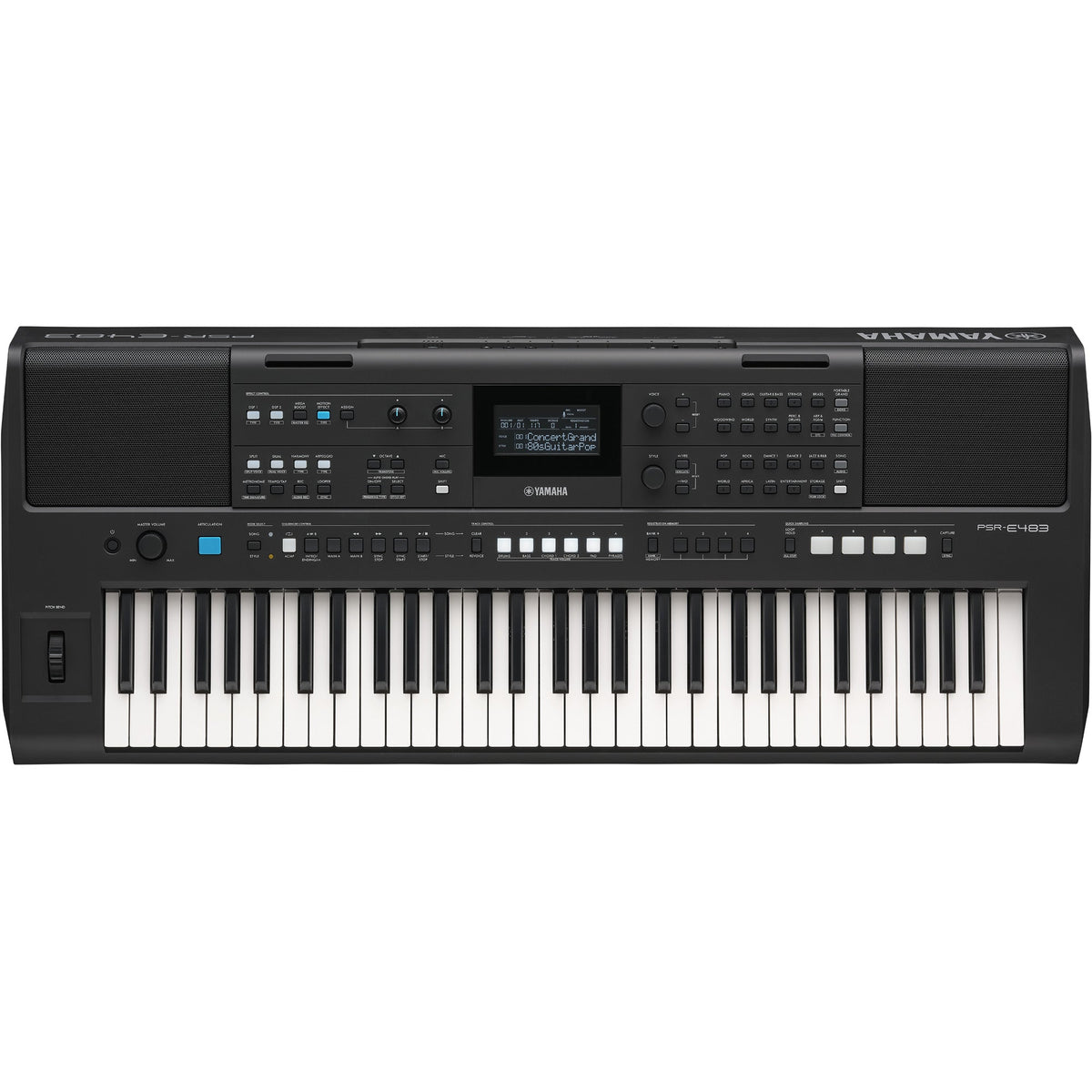 Yamaha PSR-E483 61-Key Touch-Sensitive Portable Keyboard