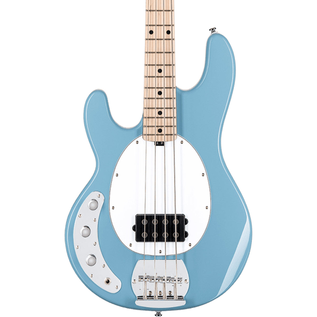 Sterling By Music Man StingRay RAY4 Bass Guitar Left-handed - Chopper Blue