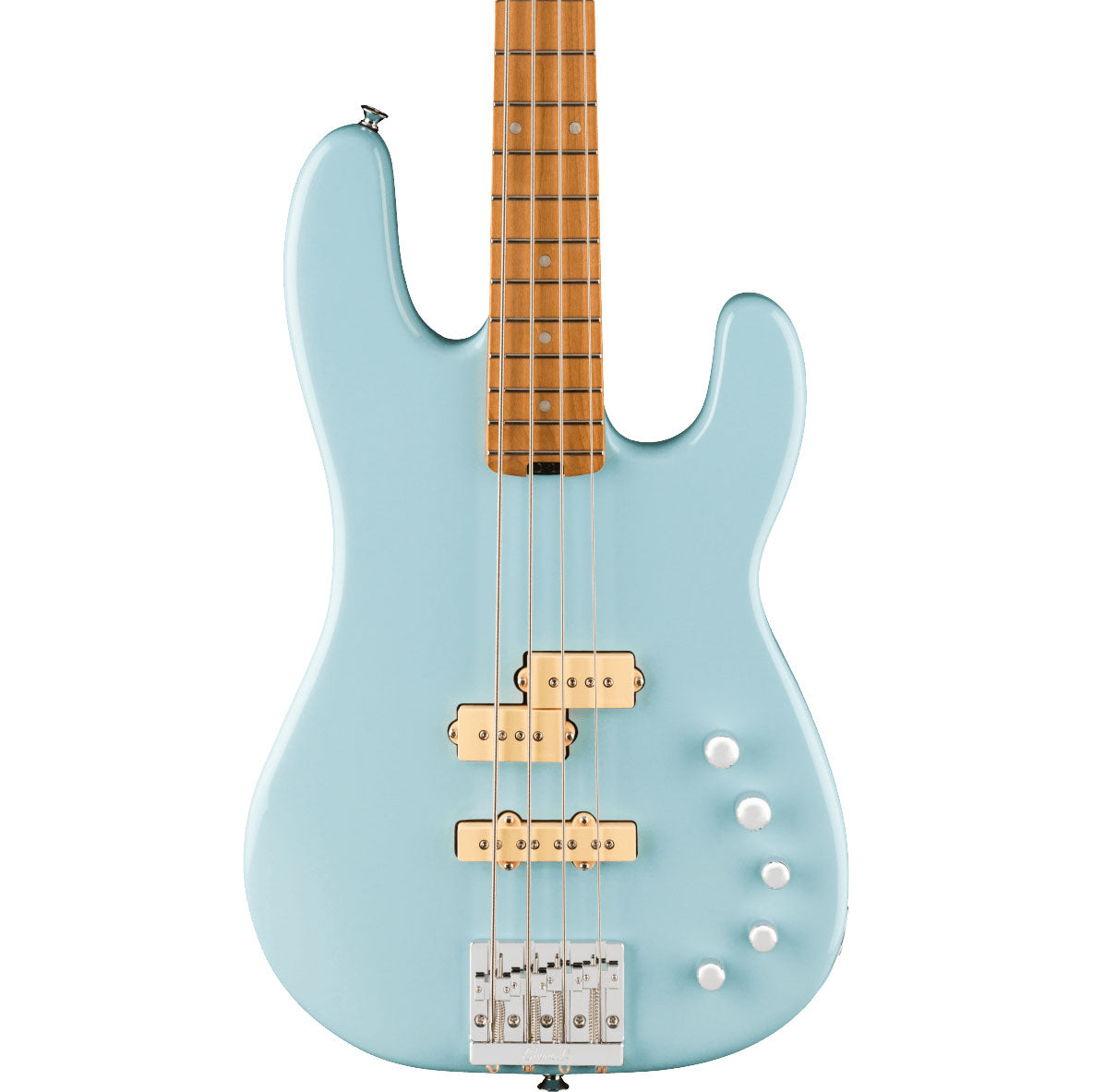 Charvel Pro-Mod San Dimas Bass PJ IV Caramelized Maple Sonic Blue