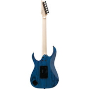 Ibanez RG653DX RG Prestige 6-String Electric Guitar - Transparent Deep Blue Flat