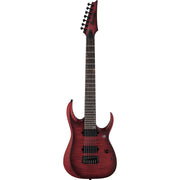 Ibanez RGD721FA RGD 7-String Electric Guitar - Stained Wine Red Burst Flat