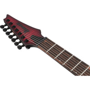 Ibanez RGD721FA RGD 7-String Electric Guitar - Stained Wine Red Burst Flat