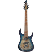 Ibanez RGMS7PB RG Multi Scale 7-String Electric Guitar - Cosmic Blue Starburst