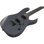 Ibanez RGR5121RB RG Prestige 6-String Electric Guitar - Gray Metallic Flat