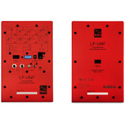 KALI AUDIO LP-UNF-R 4” Ultra Nearfield Powered Monitor System w/Bluetooth - Boundary Compensation EQ Settings - for Mixing, Recording, Audio Production - USB-C, TRS, RCA Inputs Red (Pair)