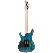 Ibanez S520AH S Standard 6-String Electric Guitar - Cosmic Blue Stained Flat