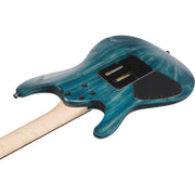 Ibanez S520AH S Standard 6-String Electric Guitar - Cosmic Blue Stained Flat