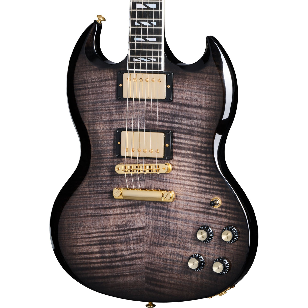 Gibson SG Supreme Electric Guitar - Translucent Ebony Burst