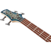 Ibanez SR400EQM SR Standard 4-String Electric Bass - Stained Cosmic Blue Starburst