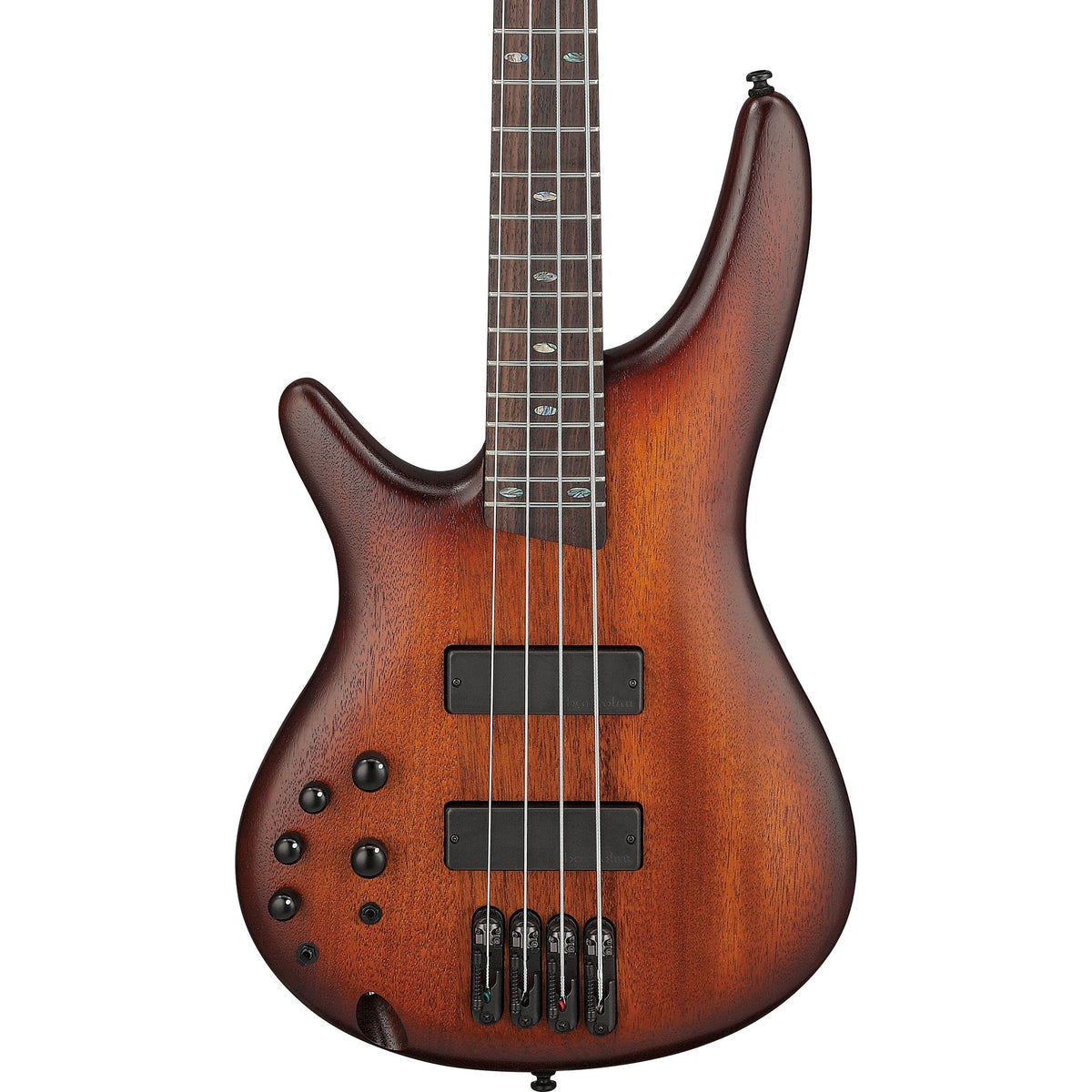 Ibanez SR500A SR Standard Left Handed 4-String Electric Bass - Mahogany Brown Burst