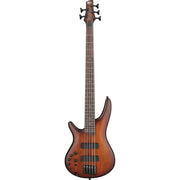 Ibanez SR505A SR Standard Left Handed 5-String Electric Bass - Mahogany Brown Burst