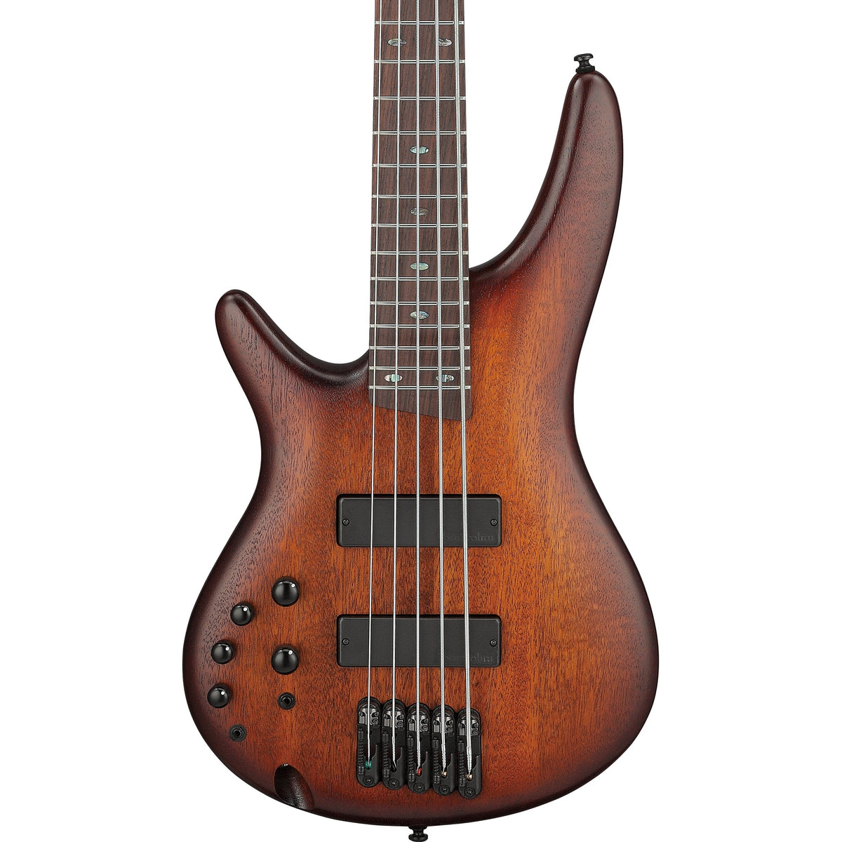 Ibanez SR505A SR Standard Left Handed 5-String Electric Bass - Mahogany Brown Burst