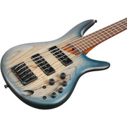 Ibanez SR605ECTF SR Standard 5-String Bass, Cosmic Blue Starburst