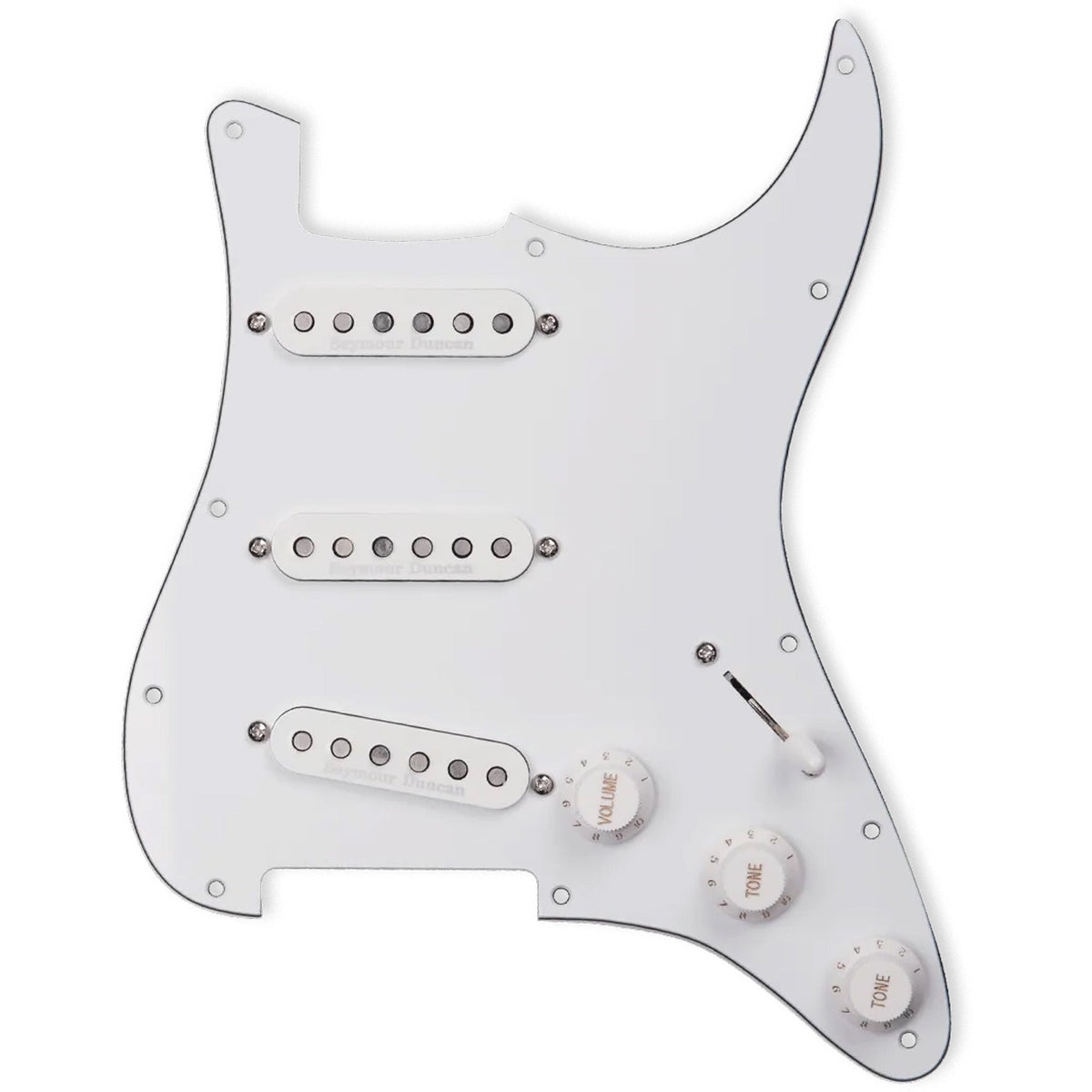 Seymour Duncan 11550-06-W Classic Loaded Stratocaster Pickguard