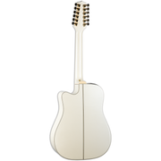 Takamine GD37CE 12 String Dreadnought Acoustic Electric Guitar - Pearl White
