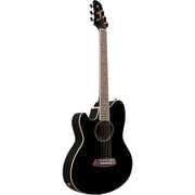 Ibanez TCY10LE Left Handed Acoustic Electric Guitar - Black High Gloss