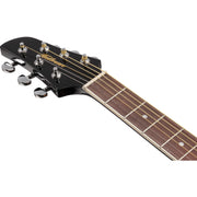 Ibanez TCY10LE Left Handed Acoustic Electric Guitar - Black High Gloss