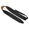 Souldier Pebble Black 2.5" Leather Guitar Strap
