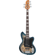 Ibanez TMB405TACBS Talman Bass Standard 5-String Electric Bass, Cosmic Blue Starburst