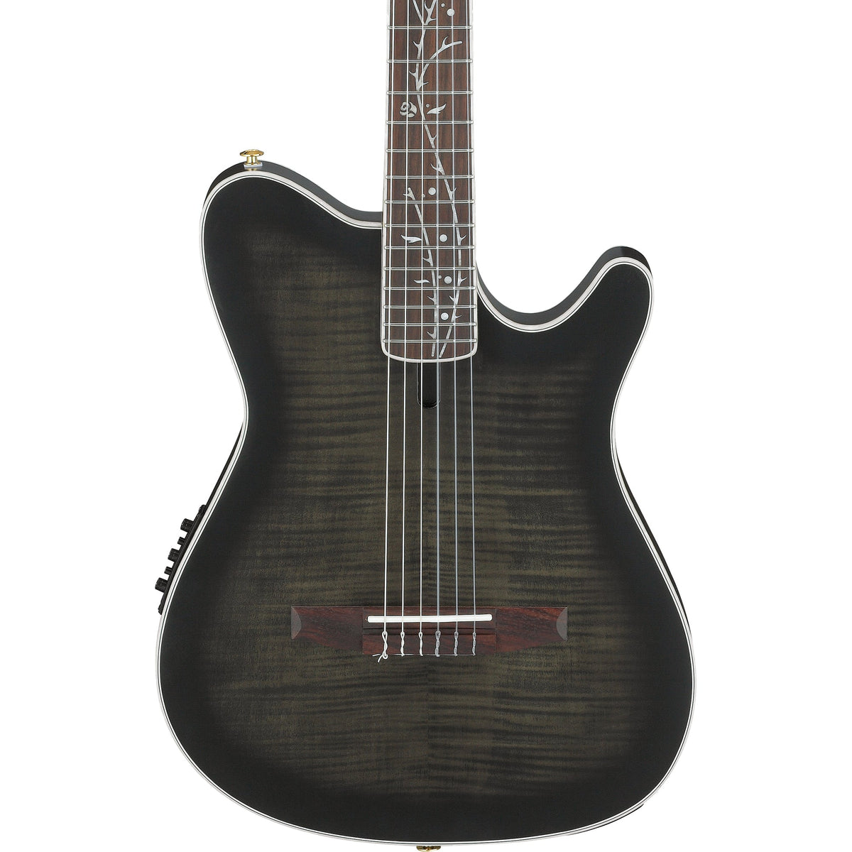 Ibanez TOD20FMN Tim Henson Acoustic Electric Guitar - Black Burst Fade