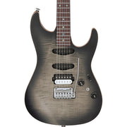 Ibanez TQM2 Tom Quayle Signature Electric Guitar - Charcol Black Burst Flat