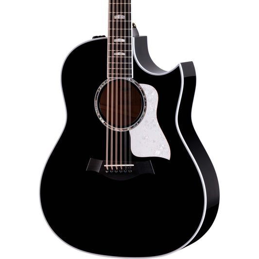 Taylor Somos 657ce 12-String Acoustic Electric Doce Doble - Black