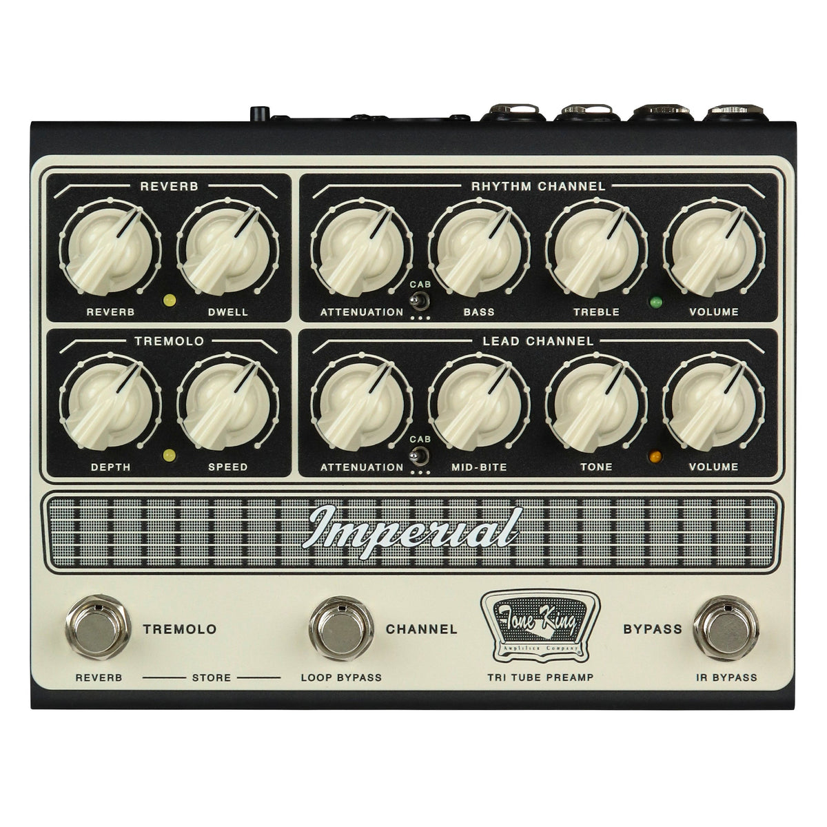 Tone King Imperial Preamp - Tri-tube Preamp Pedal