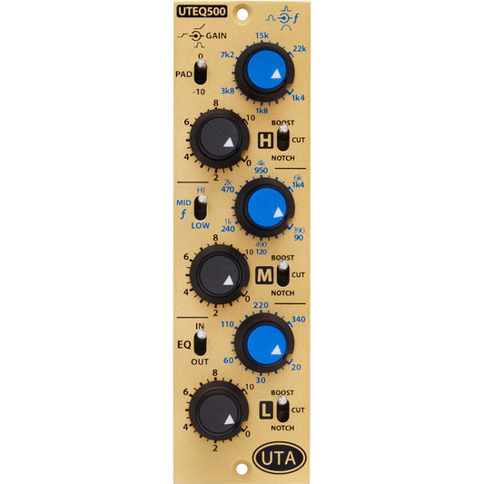 Undertone Audio UTEQ500 Console EQ for 500 Series