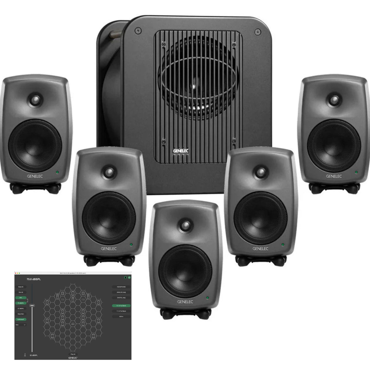 Genelec 8330 5.1 Surround Sound System with 7360APM Subwoofer
